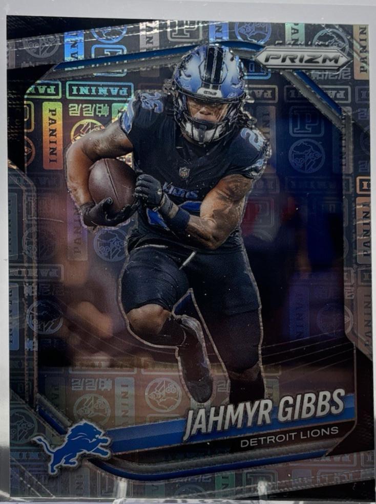 Jahmyr Gibbs #74 2025 Panini Prizm Football