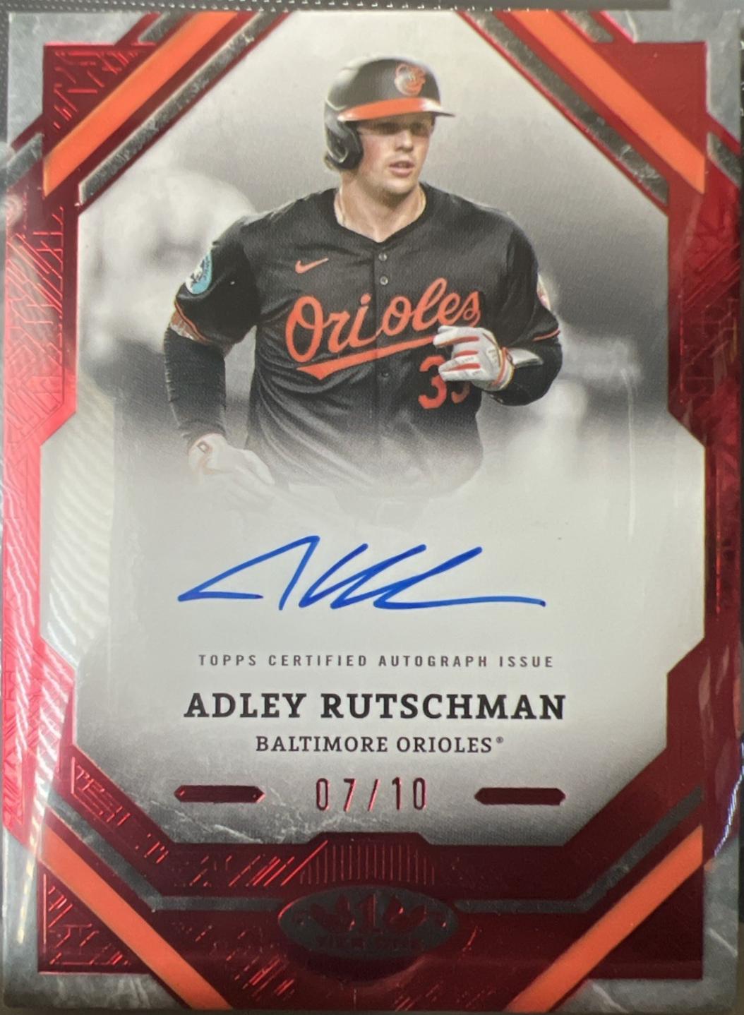 Adley Rutschman [Red Foil] #T1A-AR Prices | 2025 Topps Tier One