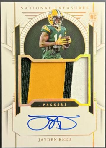 Jayden Reed [Rookie Patch Autographs Holo Gold] #172