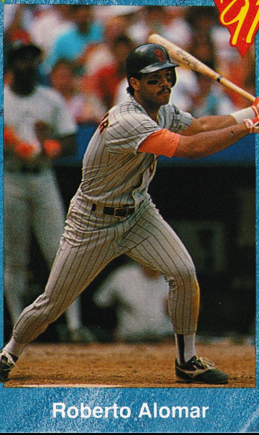Roberto Alomar #T94 Baseball Cards 1991 Classic Four Sport