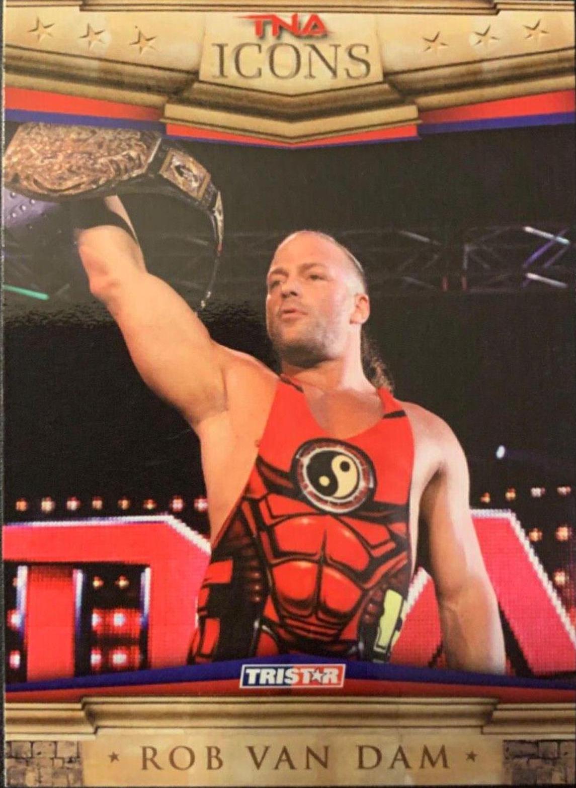 Rob Van Dam #7 Wrestling Cards 2010 TriStar TNA Icons