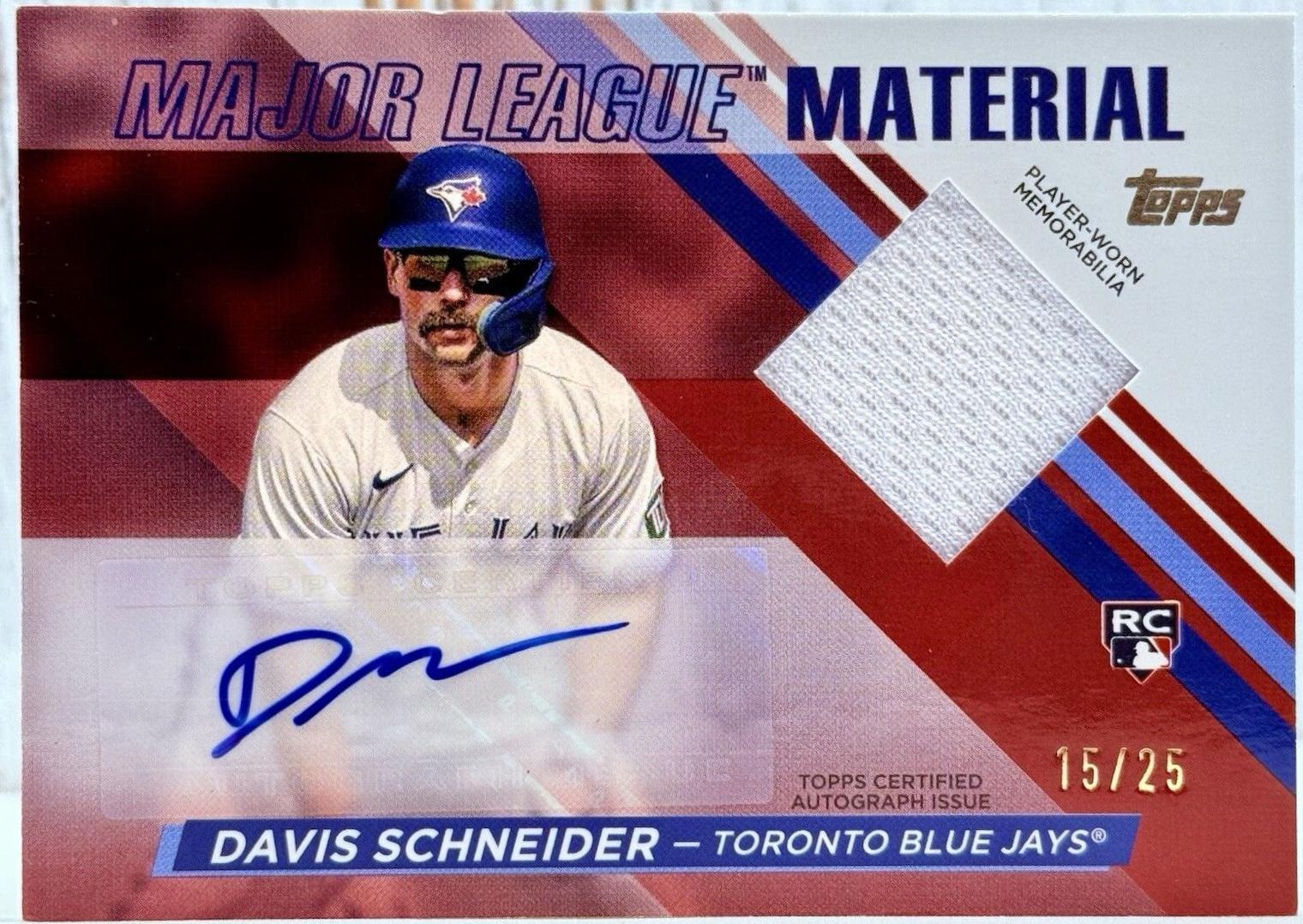 Davis Schneider [Red] #MLMAU-DS