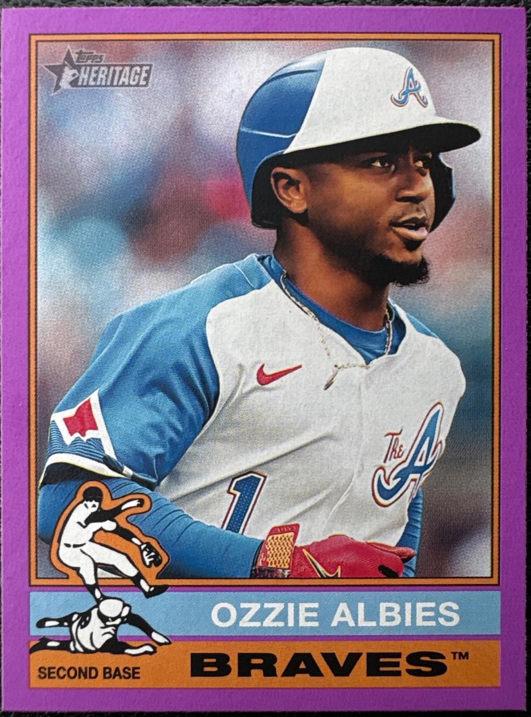 Ozzie Albies [Light Purple Border] #365