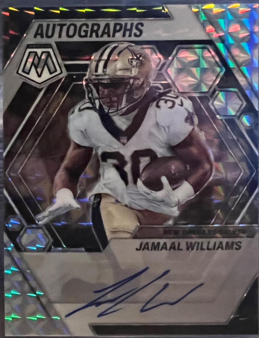 Jamaal Williams [Mosaic Autograph] #AM-JWI