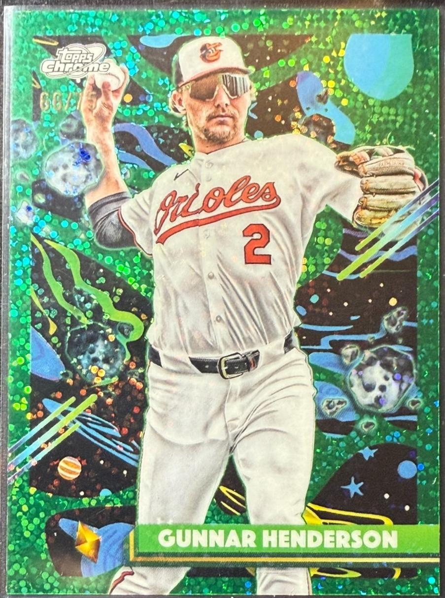 Gunnar Henderson [Green Space Dust Refractor] #118