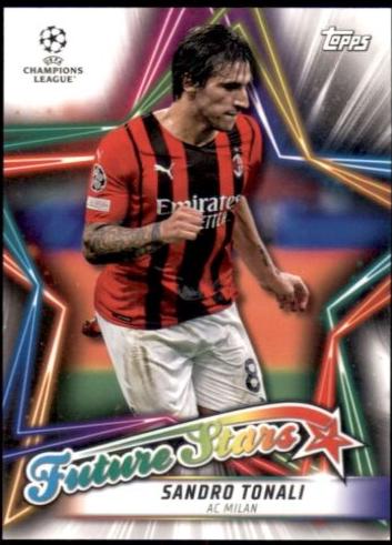 Sandro Tonali #FS-09 Soccer Cards 2021 Topps UEFA Champions League Future Stars