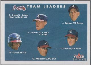 Rafael Furcal / Chipper Jones / Greg Maddux / John Rocker / Tom Glavine