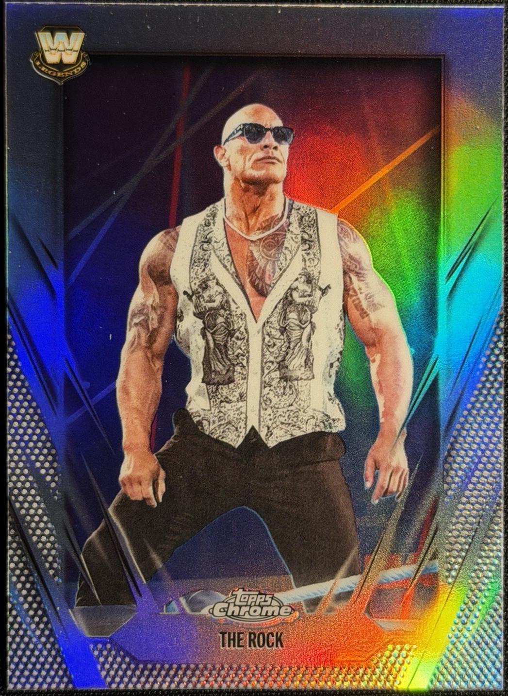 The Rock [Refractor] #1 Prices | 2026 Topps Chrome WWE | Wrestling
