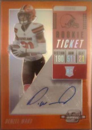 Denzel Ward [Autograph Orange] #143