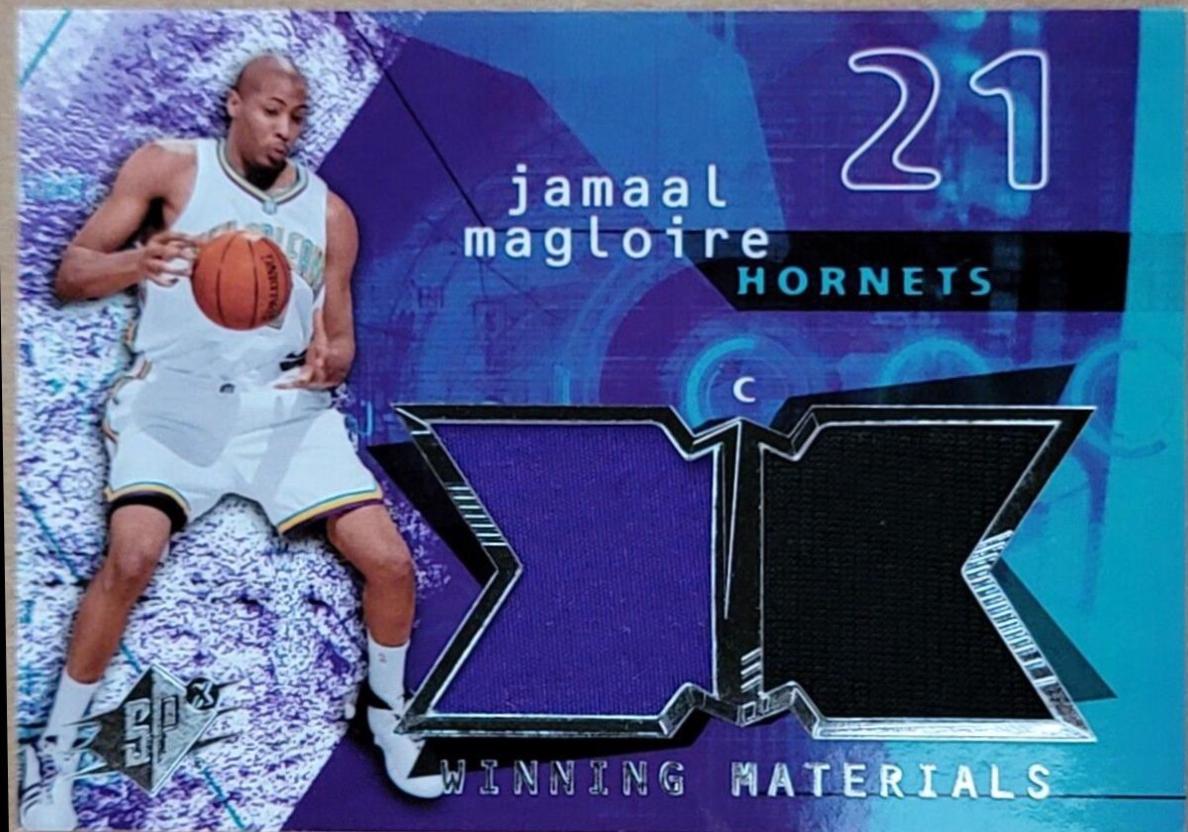 Jamaal Magloire #WM-JM Basketball Cards 2004 Spx Winning Materials