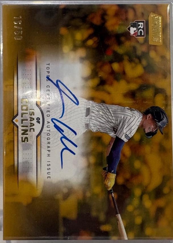 Isaac Collins [Gold] #SCBA-IC Prices | 2025 Topps Stadium Club