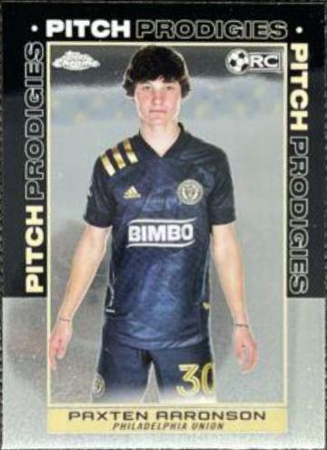 Paxten Aaronson #199 Soccer Cards 2021 Topps Chrome MLS
