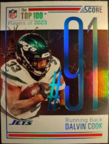 Dalvin Cook #91 Football Cards 2024 Panini Score Top 100