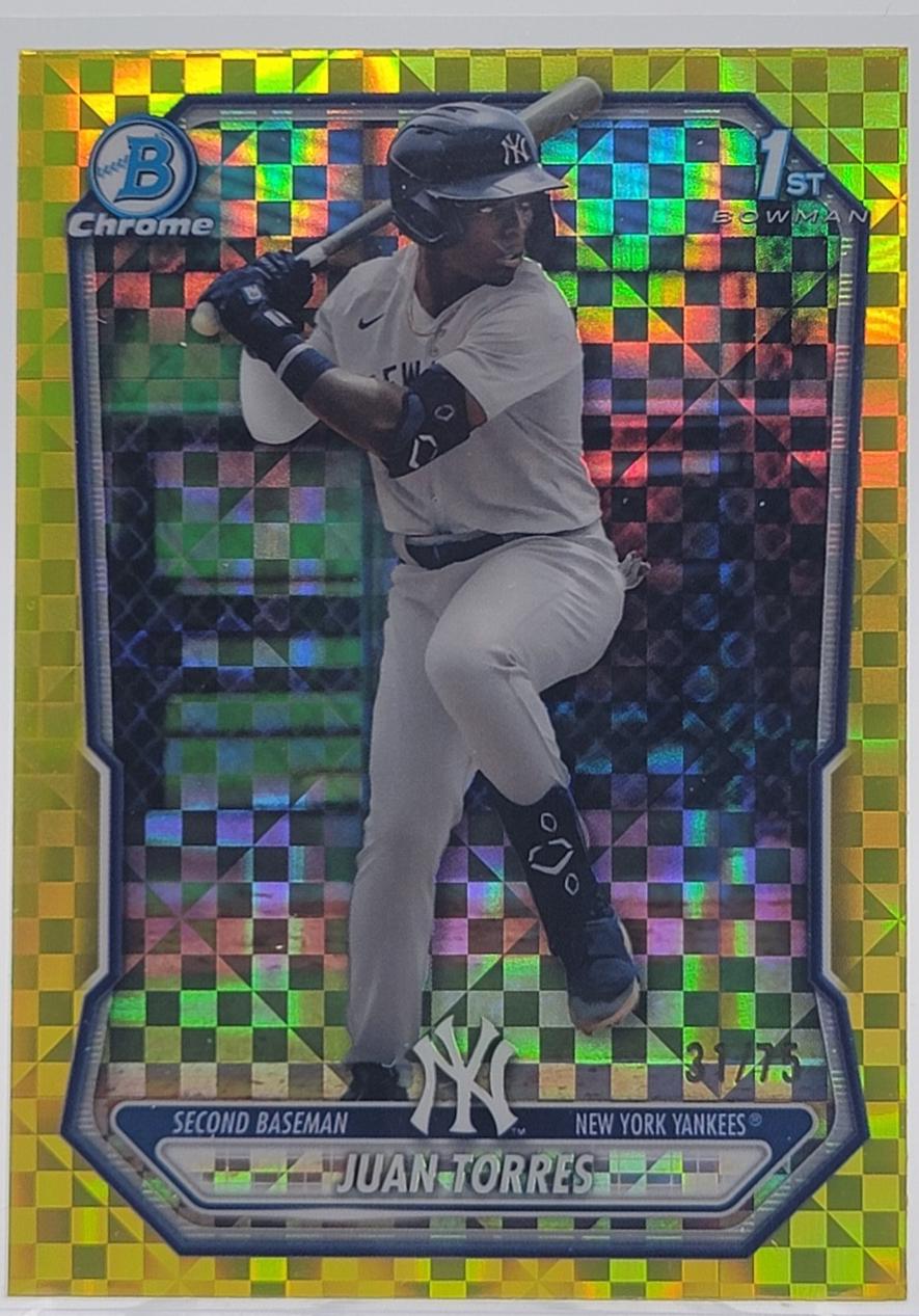 2026 Juan Torres [Yellow X-Fractor] #BCP-75