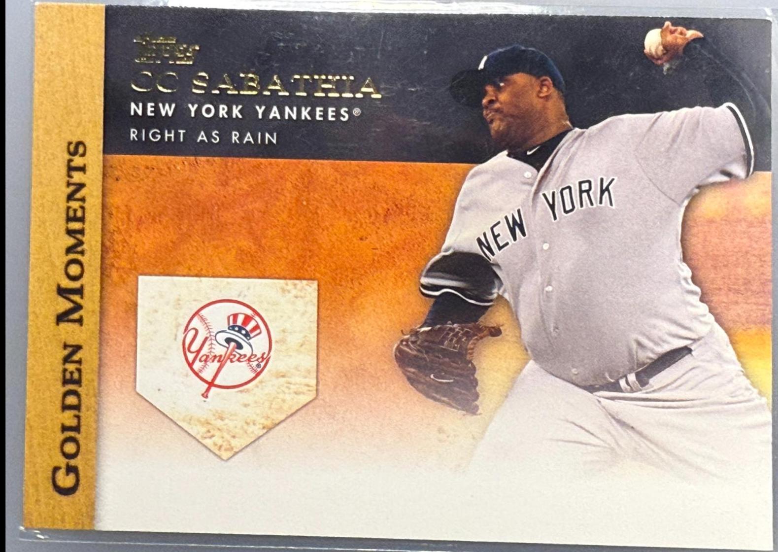 CC Sabathia #GM-31 2012 Topps Golden Moments Baseball