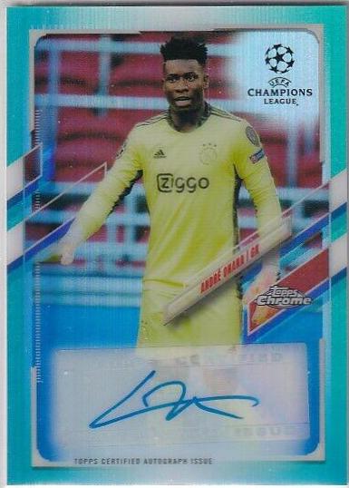 Andre Onana #CA-AO 2020 Topps Chrome UEFA Champions League Autographs