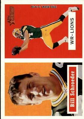 Bill Schroeder #83 2002 Topps Heritage Football