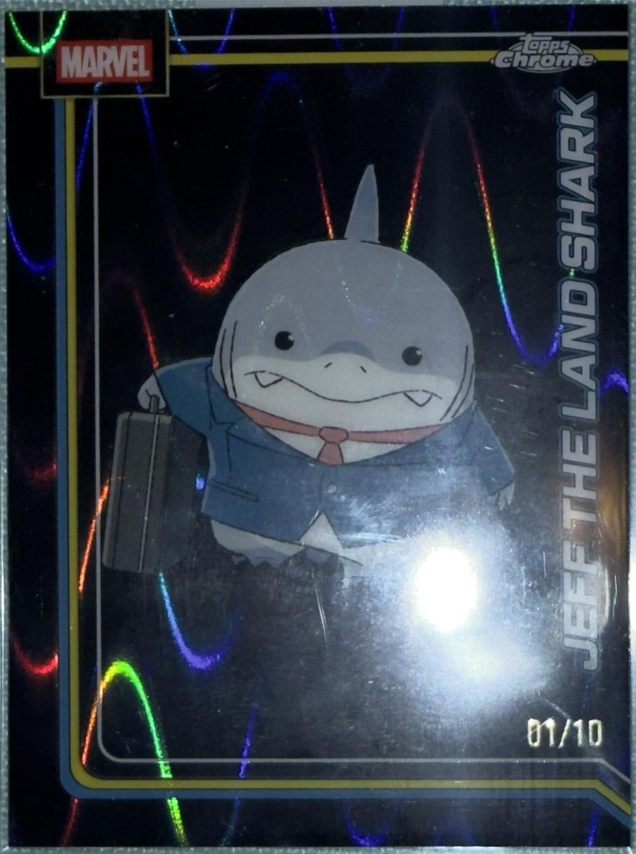Jeff the Land Shark Black RayWave Refractor