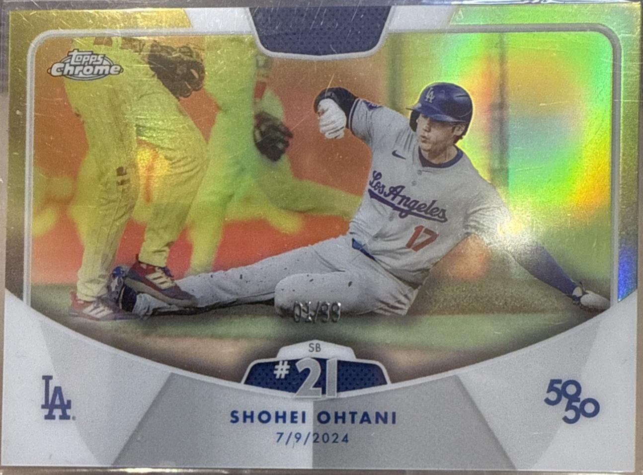 Shohei Ohtani [Green Refractor] #SB21