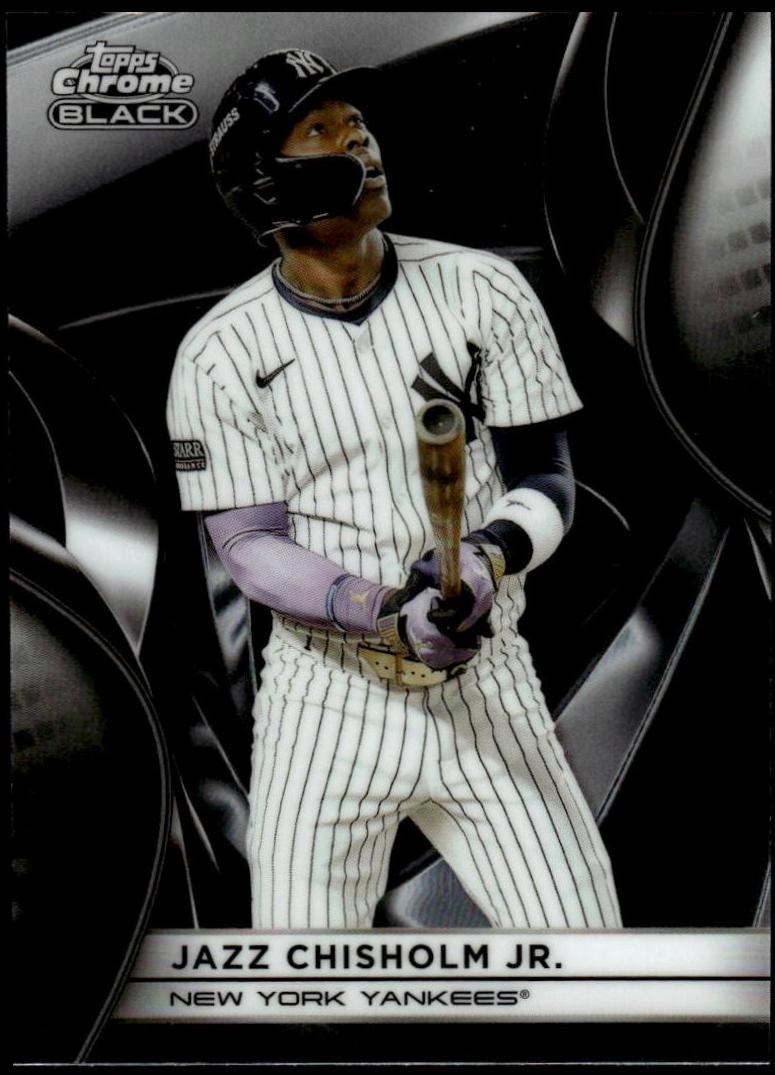 Jazz Chisholm Jr. #144 2025 Topps Chrome Black Baseball