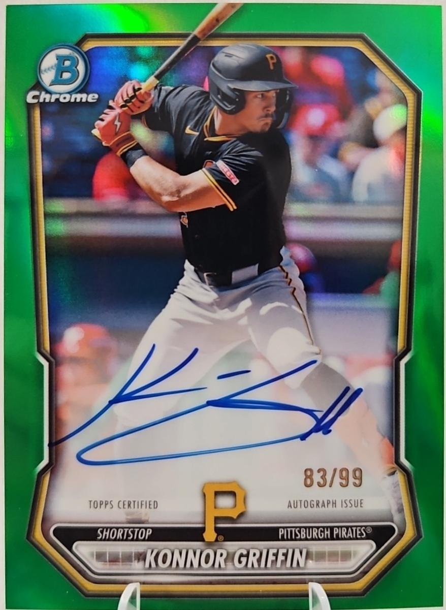 Konnor Griffin [Green Refractor] #CPA-KG Prices | 2026 Bowman