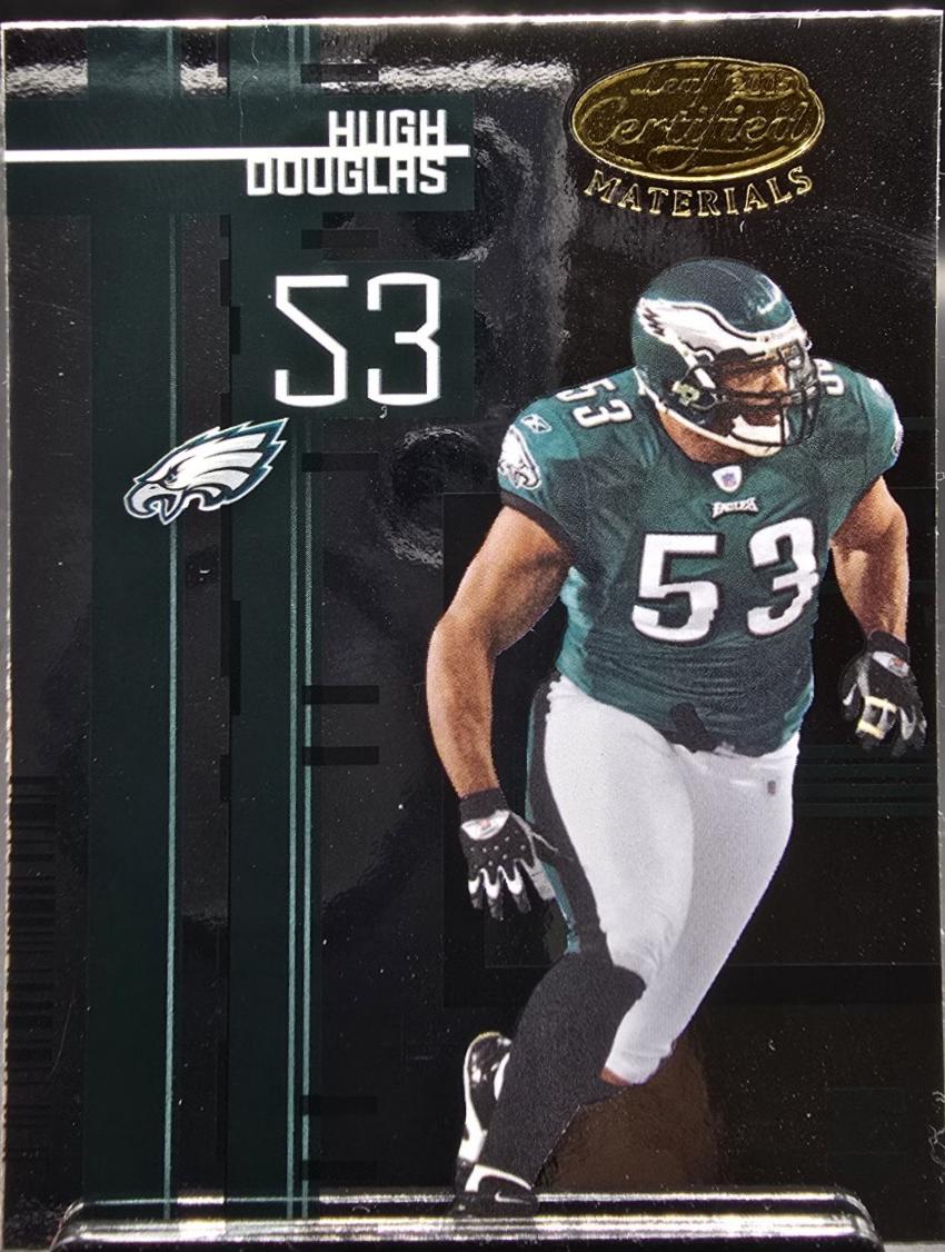 Hugh Douglas #92 2005 Leaf Certified Materials Football