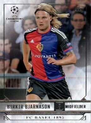 Birkir Bjarnason #61 2016 Topps UEFA Champions League Showcase