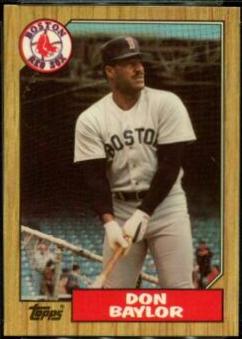 Don Baylor #230 1987 Topps Tiffany Baseball
