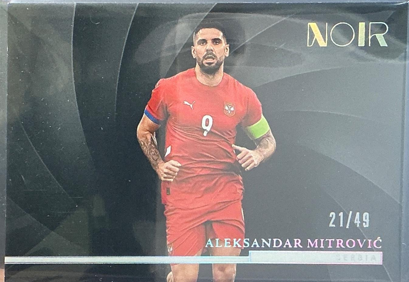 Aleksandar Mitrovic #144 2024 Panini Noir Soccer