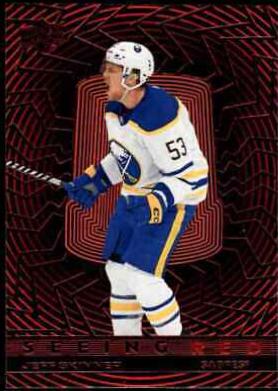 Jeff Skinner #SR-100 Hockey Cards 2023 Upper Deck Seeing Red