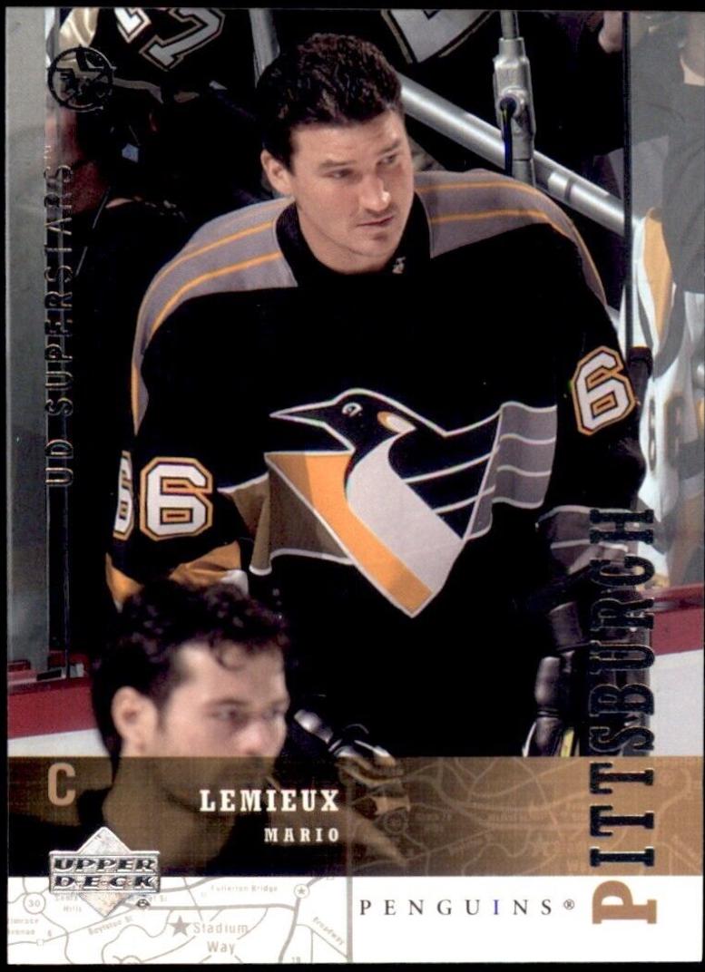 Mario Lemieux #197 Hockey Cards 2002 UD Superstars
