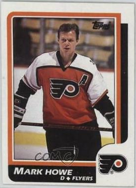 Mark Howe #123 Hockey Cards 1986 Topps