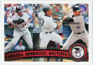 Miguel Cabrera / Alex Rodriguez / Jose Bautista