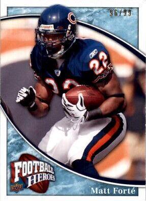 Matt Forte #16 Football Cards 2009 Upper Deck Heroes
