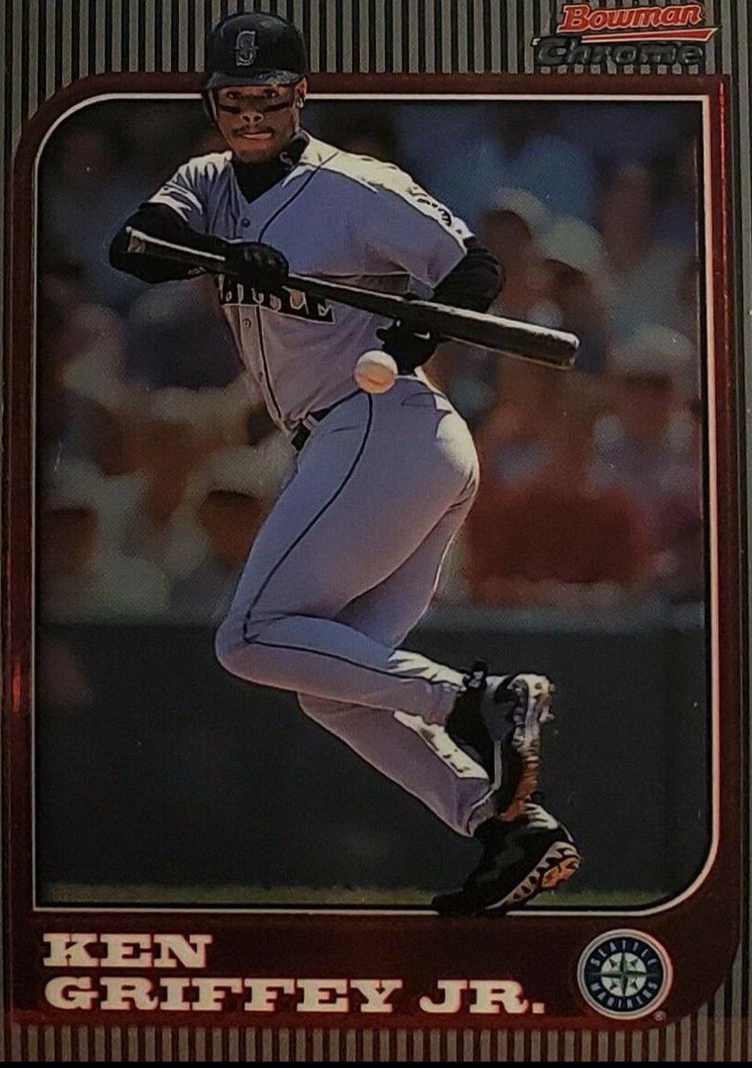 Ken Griffey Jr. #12 Baseball Cards 1997 Bowman Chrome