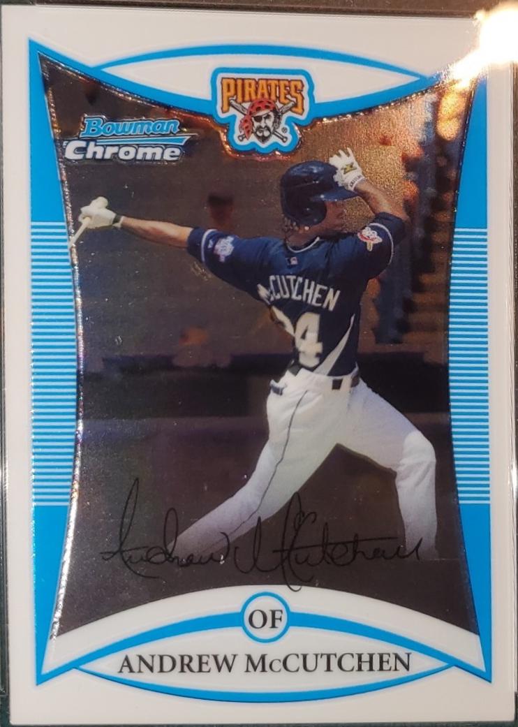 Andrew McCutchen #BDPP69 2008 Bowman Draft Picks & Prospects Baseball Chrome Prospects