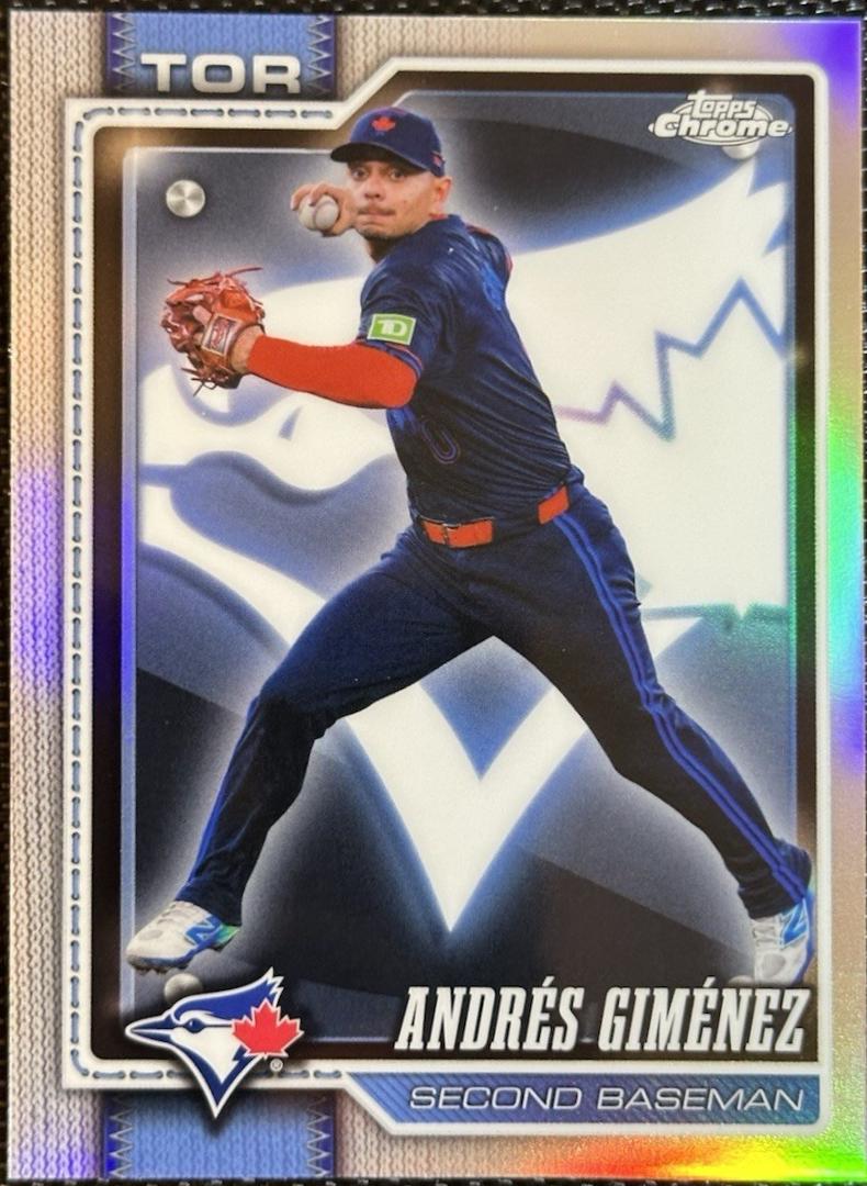Andres Gimenez [Refractor] (2026 Topps Chrome)