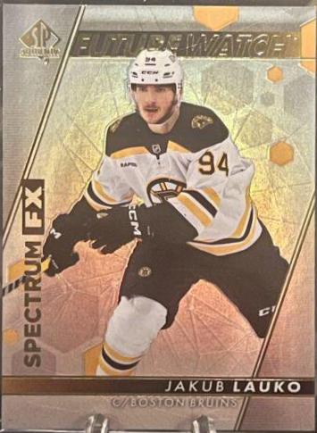 Jakub Lauko #S-41 2022-23 SP Authentic Hockey Spectrum FX