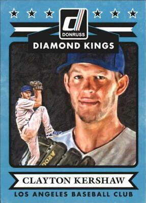 Clayton Kershaw #14 Baseball Cards 2015 Donruss