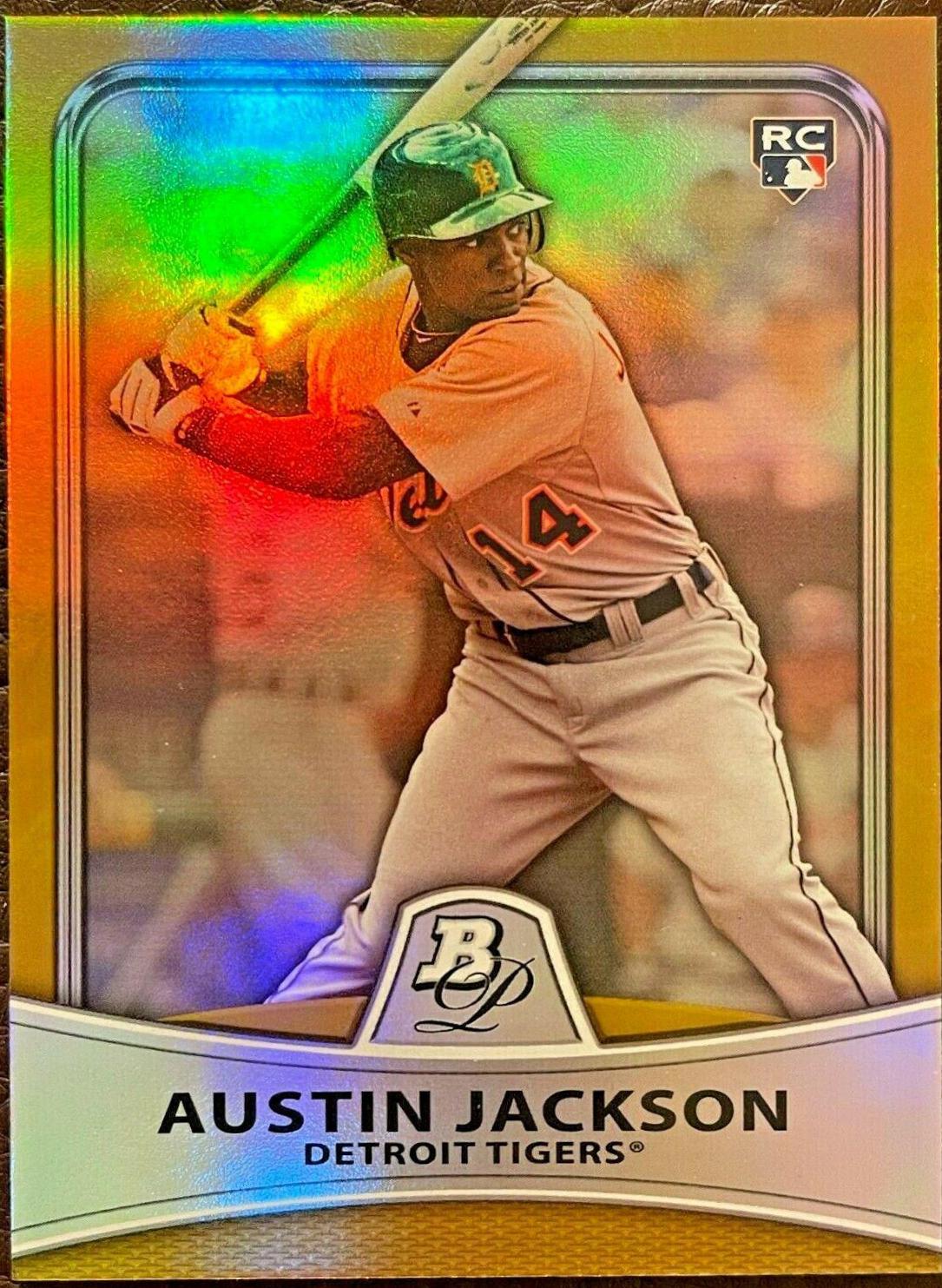 Austin Jackson #79 Baseball Cards 2010 Bowman Platinum
