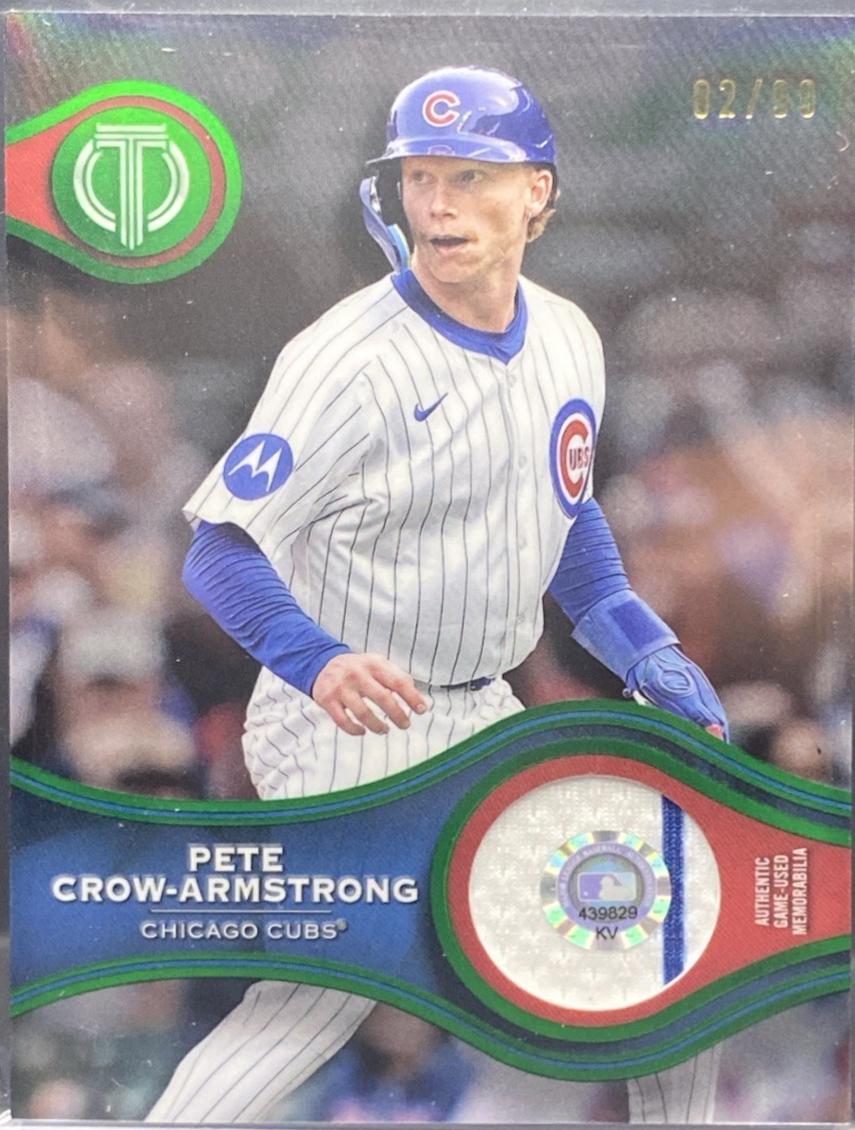 Pete Crow-Armstrong [Green] #SOA-PCA Prices | 2025 Topps Tribute Stamp ...