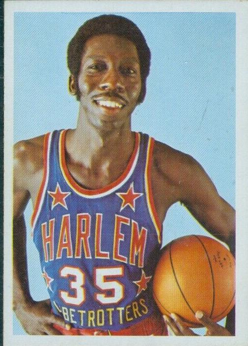Hubert 'Geese' Ausbie #22 Basketball Cards 1971 Globetrotters 84