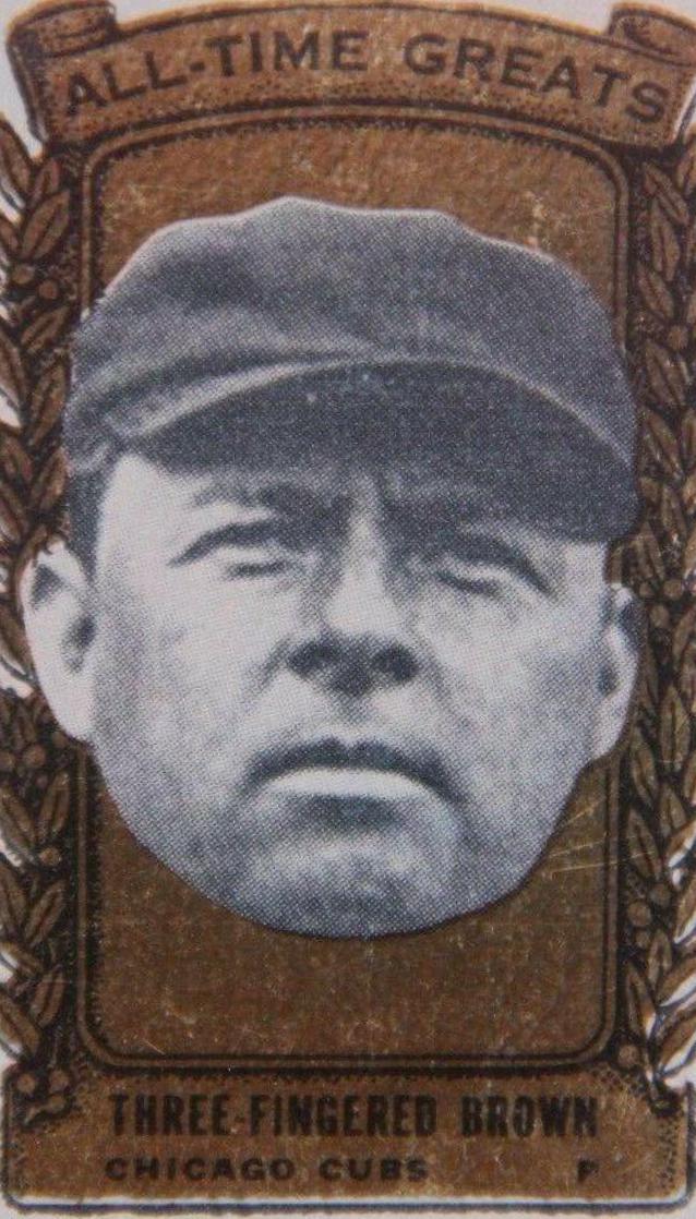 Three-Finger Brown #13 Baseball Cards 1963 Bazooka All Time Greats