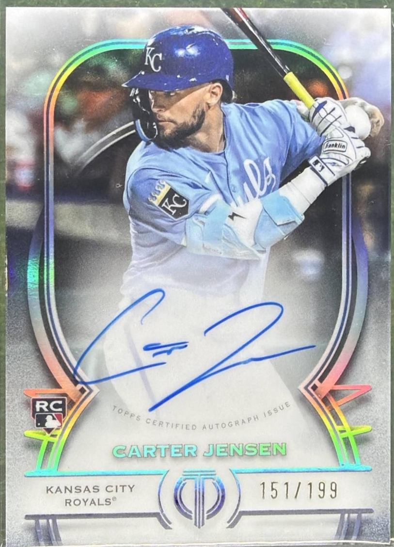 Carter Jensen #TA-CJ 2026 Topps Tribute Baseball Tribute Autographs