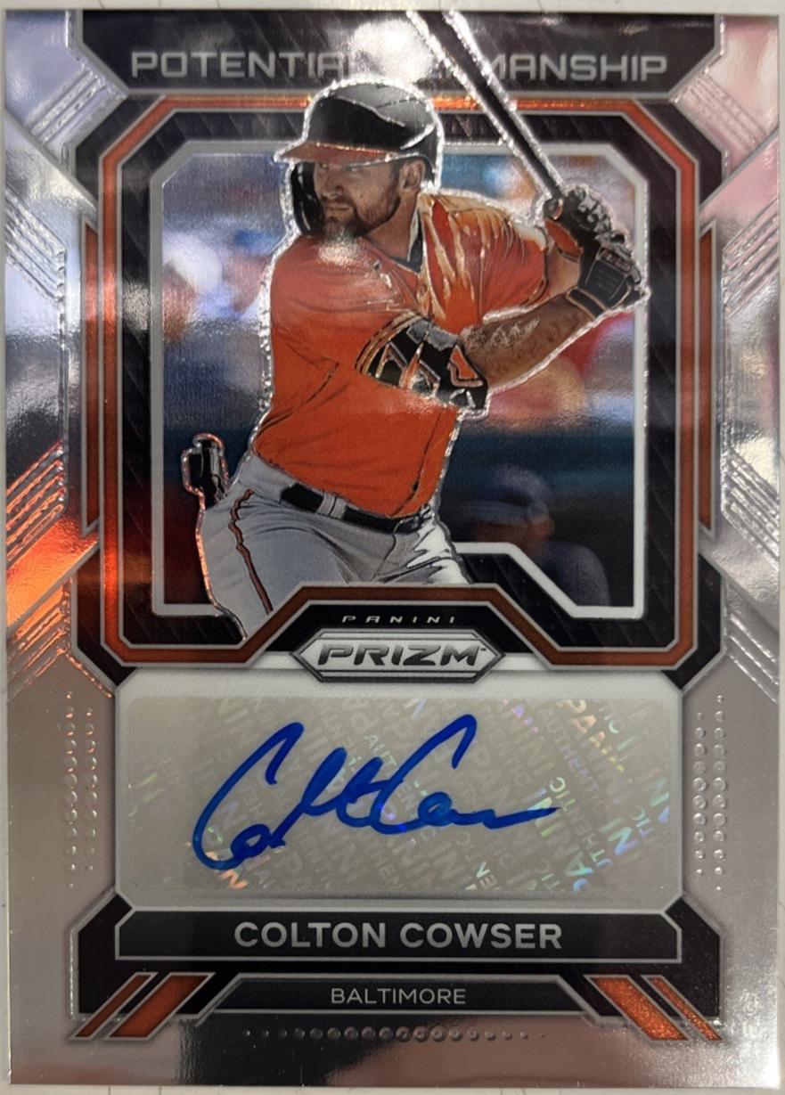 Colton Cowser #PP-CC 2023 Panini Prizm Potential Penmanship Autographs Baseball