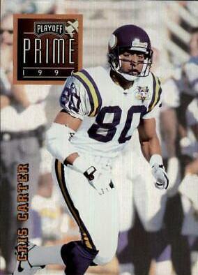 Cris Carter #9 Football Cards 1996 Playoff Prime