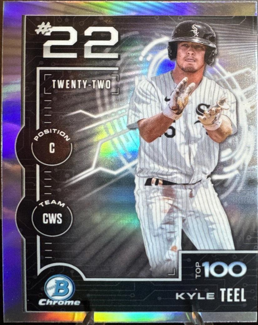Kyle Teel #BTP-22 Baseball Cards 2025 Bowman Scouts Top 100