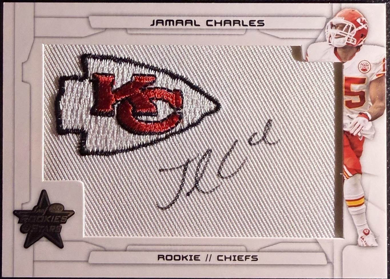 Jamaal Charles #226 2008 Leaf Rookies & Stars Football