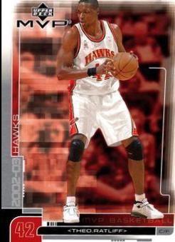 Theo Ratliff #6 Basketball Cards 2002 Upper Deck MVP