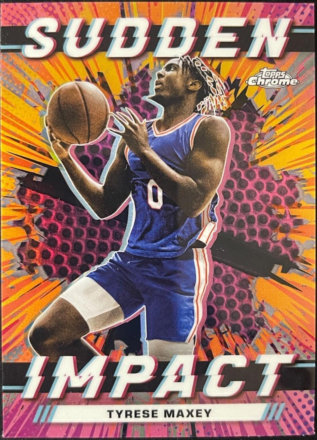 Tyrese Maxey [Pink Basketball Refractor] #SI-20